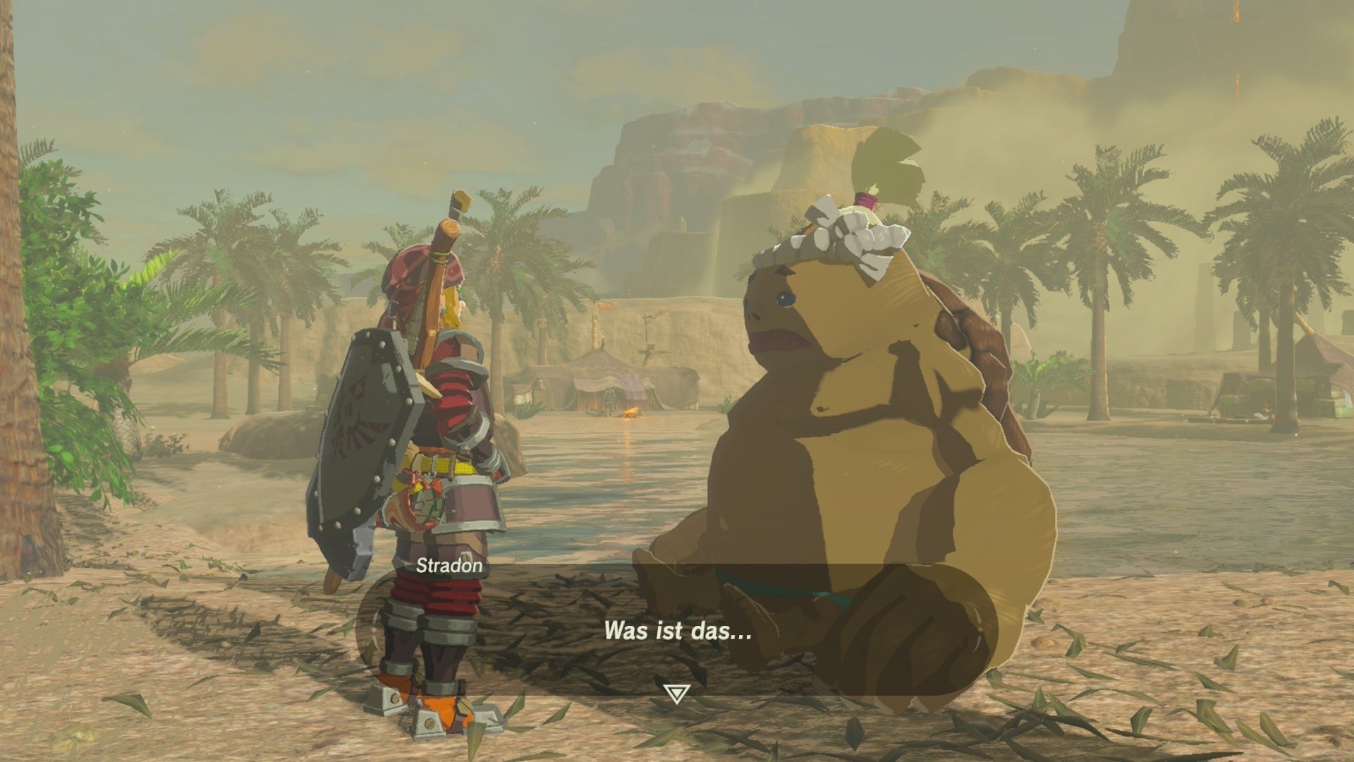 Zelda Breath of the Wild Weg durch die GerudoWüste, Turm der Wüste, Wüstenbasar Eurogamer.de